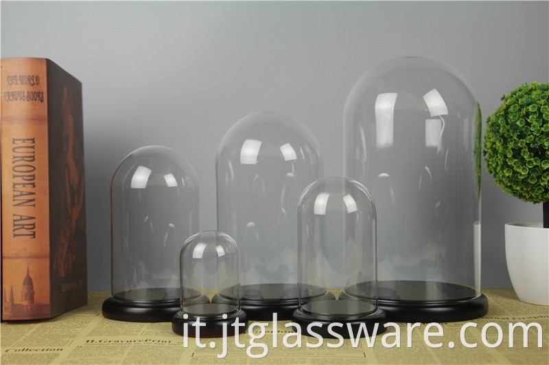 glass dome D15 x H26cm